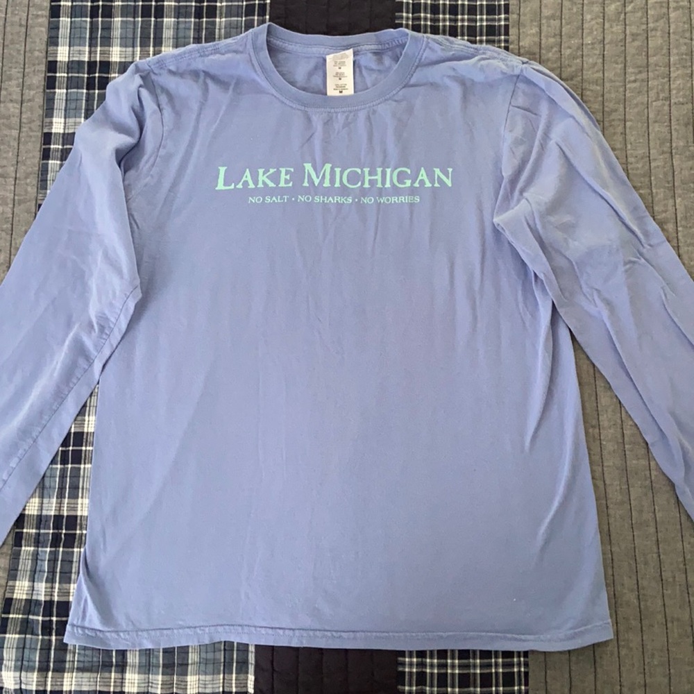 Lake Michigan long sleeve T-shirt